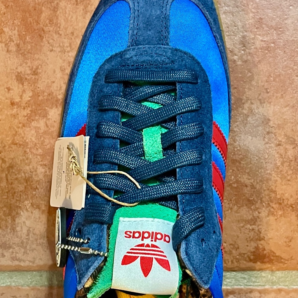 Adidas Samba x sneaker politics Blue and Red Sneakers with Gum Sole 12 - Picture 5 of 13